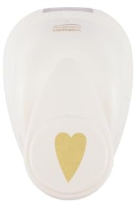 Vaessen Creative 21436-019 Motivstanzer, Small Stanzer Herz, Ausstanzung 1,5 cm Weit, Metall, lila, 6.5 x 4.5 x 4.4 cm