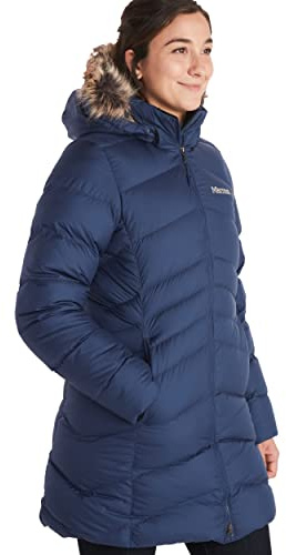 Marmot Wm's Montreal rock lätt dunjacka, 700 fyllkraft, varm parkas, vinterrock, vattenavvisande, vindtät