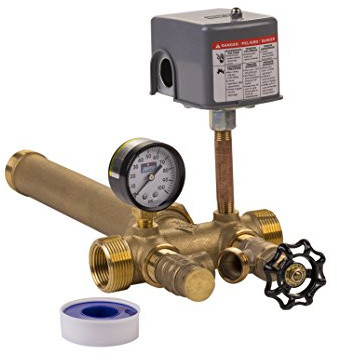 PLUMB eeze 1.25 x 14 Tank Tee Kit with UNION Installation Water Well Pressure Tank 40/60 FSG2 pressure switch NO LEAD