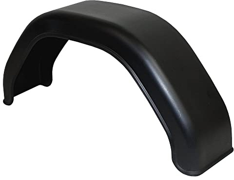 meinAnhängerersatzteil Kunststoff Kotflügel Schutzblech 120x520mm für 4.80-8/4.00-8 Anhängerreifen