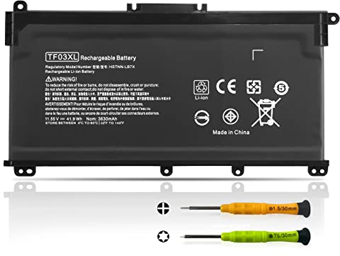 TF03XL Battery for HP Pavilion X360 14-bf0xx 14-bf1xx 14-bk0xx 14-bp0xx 14-cd0xx 15-cc0xx 15-cc1xx 15-cd0xx 15-ck0xx 17-ar0xx 15-cd054sa cd056sa cd059sa 14-cd0505sa cd0508sa cd0520sa cd0522sa cd0524sa