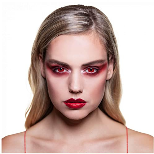 Boland - Farbige Motiv Kontaktlinsen, 2 Stück, ohne Sehstärke, Monatslinsen für 3 Monate, Karneval, Mottoparty, Halloween | Monatslinsen ohne Sehstärke für Karneval, Mottoparty und Halloween