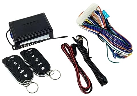 Scytek A15+ Keyless Entry Car Alarm Security System w/Shock Sensor & 2 Remotes