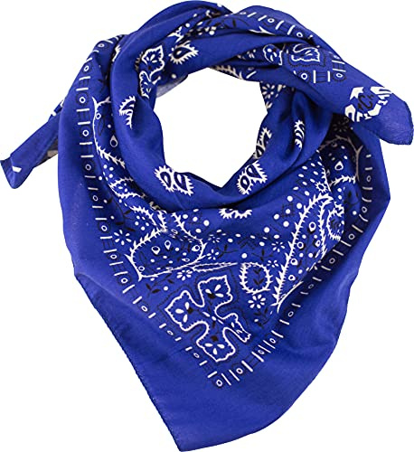 XXL Nicki-Halstuch aus 100% Baumwolle, 70x70 cm, Unisex Bandana, Halstuch, extra groß