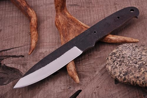 MAQSON Jagd Nicker Carbon Stahl 1095 Messerbau Rohling Klinge Nicker 783EA