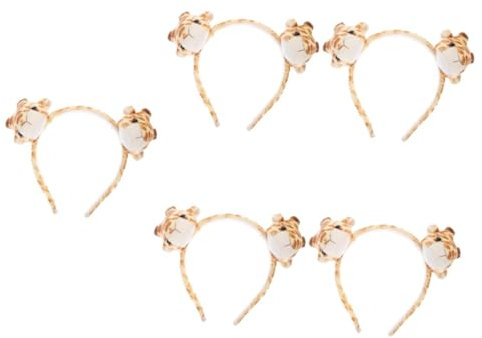 Abaodam Kopfschmuck 5St tierisches Stirnband Kinderkostüme Flauschiges Haarband Geschenk kuscheltier Tierparty-Kostümzubehör Tier-Cosplay-Zubehör Urwald Kopfbedeckung Haarring Mädchen