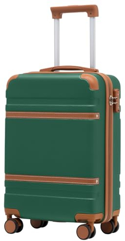 COOLIFE Cabin Suitcase 55x35x20 Ryanair EasyJet PC+ABS Hard Shell, TSA Lock