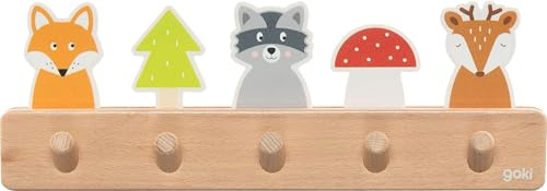 goki Garderobe Waldfreunde: 32,5 x 5,5 x 11,5 cm, Holz, per Stück