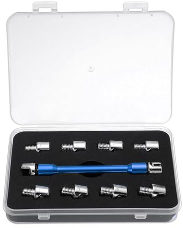 HUANGGG Dirt Bikes Speichenschlüssel-Set, 10 Stück, Motorrad-Speichenschlüssel-Set, Speichenschlüssel-Kopfgrößen 5,0–6,8 mm
