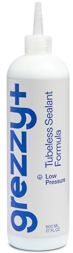 GREZZY+ | Tubeless Sealant Low Pressure | Liquido Antipinchazos Bicicleta Tubeless y Reparador de Pinchazos | Apto en Bajas Presiones | Liquido Tubeless Rápido, Eficaz y Duradero | Sin Amoníaco