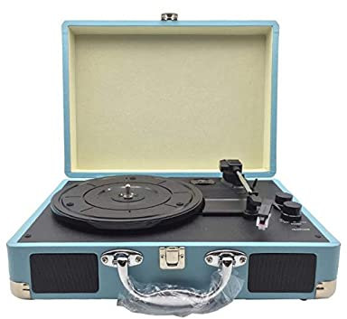 WDWDW Giradischi retrò con Giradischi grammofono con Altoparlanti Wireless, registratore Giradischi con Trasmissione a Cinghia Bluetooth