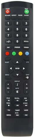VINABTY Remplacer la télécommande pour Polaroid LED TV TQL32R4PR024 TBS43FHDRPR001 OCEALED32H20B7 HI3209HD-MM HI3212HD-MM HI3214HD-MM TQL32R4PR024 Fur Xoro HTL2447 HTL3246V3