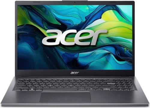acer Aspire 15 Laptop 2025 15.6 pulgadas FHD 1920 x 1080 Intel Core i9-13900H, 14 núcleos, gráficos Intel Iris Xe, 16GB LPDDR5, 1TB SSD, teclado retroiluminado, FP, Wi-Fi 6E, cámara FHD 1080p, Windows