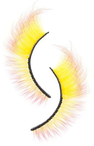 Youding Clusters de cils colorés | touffes de cils artificiels colorés | Maquillage des yeux réutilisable pour fête, mariage, débutant, carnaval, Halloween, fierté