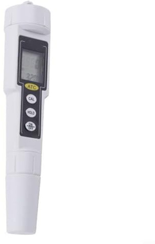 Risveglio Tragbarer Salzgehaltstester 0 999mg L mit automatischer Temperaturkompensation, digitaler Salzwasser-Pooltester für Spa, Aquarium, Laborgebrauch