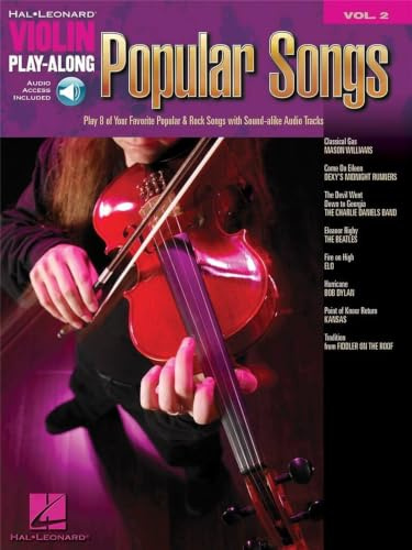 Popular Songs: Noten, CD für Violine (Hal Leonard Violin Play Along)