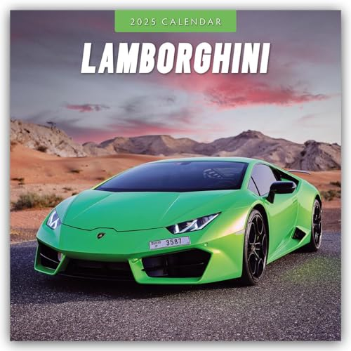 Lamborghini 2025 Square Wall Calendar