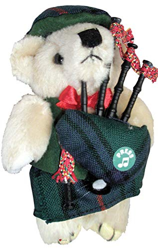 I LUV LTD Musical Teddybär Shaw Clan Tartan Schottisches Geschenk, Hergestellt in Schottland
