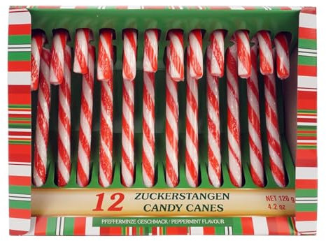 MC Trend Lot de 12 décorations en sucre d'orge pour sapin de Noël