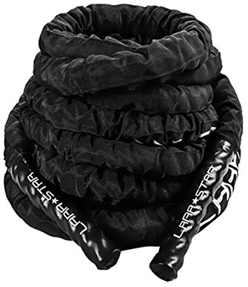 Battle Rope Hua Schweres Kampfseil 9m 12m 15m, Durchmesser 50mm, Verschleißfestes Und Langlebiges, Umfassendes Körperliches Trainingseil, Aerobic-Übungen, Mit Festem Anker-Kit (Size : 50mm*9m)