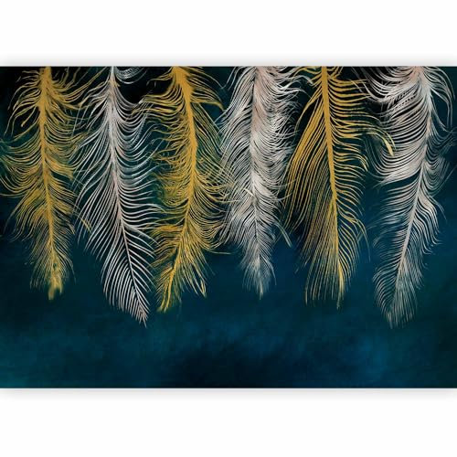 murando Fotomurales autoadhesivos Pluma 392x280 cm Papel Pintado Decoración