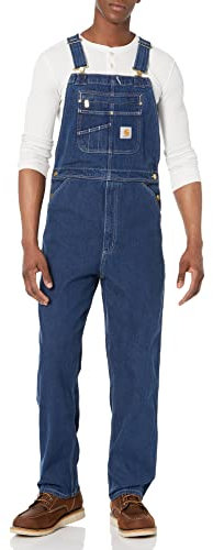 Carhartt Loose Fit Denim Bib Overall, Salopette in denim Uomo, Darkstone,