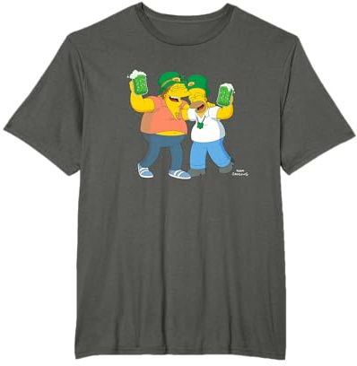 The Simpsons Homer and Barney Cheers to St. Patrick’s Day Camiseta