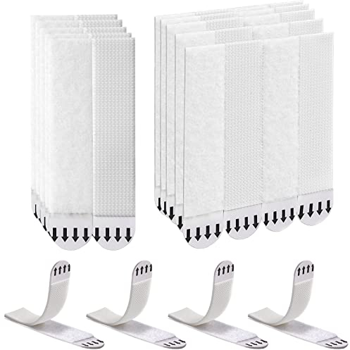 Sinnsally Large Picture Hanging Strips Heavy Duty,Hanging Picture Canvas Hanger No Nails,Photo Frame Stickers for Wall,Damage Free Adhesive Poster Refill Mounting (Large-30Pairs)