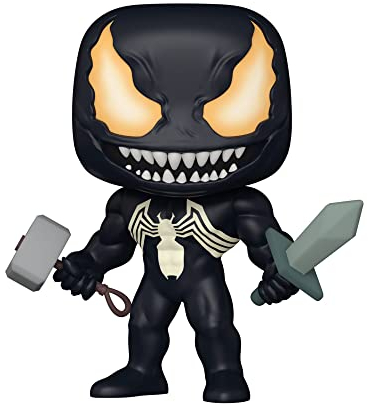 Funko 68247 Pop! Marvel: Venom - Venom with Mjolnir & Sword Exclusive #1141