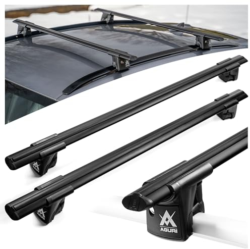 AGURI Runner II | Kompatibel mit KIA Sportage 2015-2021 | Dachgepäckträger Dachträger | Geeignet zur Befestigung von Dachboxen, Fahrradträger, Leiter | Robuste Konstruktion aus Alu | TÜV