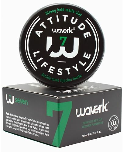 Cera Pelo hombre - Cera de Peinado Mate Fijación Fuerte 100ml - Arcilla de Peinado Texturizante - Da Textura y Volumen al Cabello sin Apelmazarlo. Producto Profesional Fabricado en España.