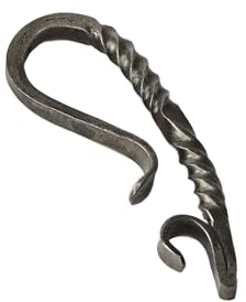Raven Forge Twisted Hand Forged Bottle Opener - Ergonomic High Carbon Steel Handheld Bottle Opener. Premium Quality Novelty Beer Bottle Opener. Home Bar Accessories Perfect as a Gift.