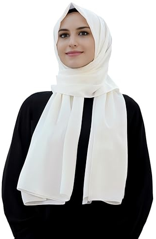 Lina & Lily Medina Seide Hijab Kopftuch Schal für Muslimische Frauen