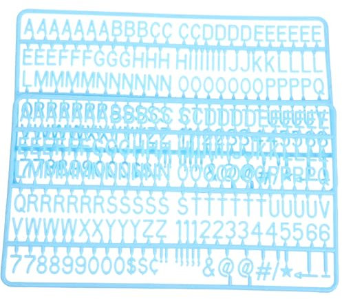 Tofficu 2sätze Buchstabentafel-zahlen Und Buchstaben Aus Kunststoff Für Filztafeln Geeignet Diy-lernmaterialien Und Dekorationen Vielseitig Einsetzbar Für Zuhause Büro Und