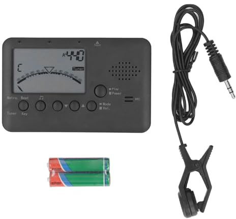 Stimmgerät für Blasinstrumente, Tragbares Universelles Elektronisches Metronom für Saxophonflöte, Trompete, Musikinstrumentenzubehör
