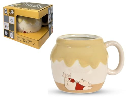 Disney Winnie l'ourson Tasse en céramique 3D Modèle de personnage 3D 414ml Bol de petit-déjeuner pour enfants Collection