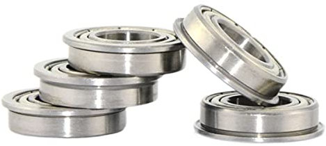Bearings Replacement 5Pcs 5 6804 20x32x7 Mm 6804 20 * 32 * 7 Mm Metal Double Flanged Bearing Ball Bearings(5)