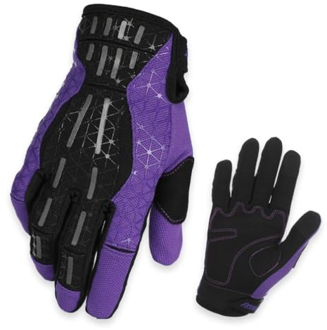 IFIKK Computerspiele Thema Sport Handschuhe Zur Abholung Geeignet Miami Der Pandora Box Mint CS GO Cosplay Prop Peripheren Geschenke (XL,Purpur)