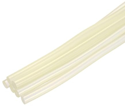 sourcing map 6 mini bastoncini di colla a caldo per mini pistola per colla, 20,3 x 0,7 cm, per arte fai da te, giallo limone