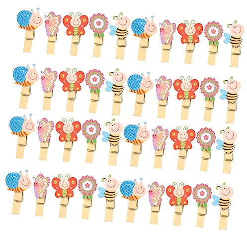 Homoyoyo Pinces à Linge En Bois Mini 3,5x0,7 Cm Lot De 50, Pinces Photos Animal Décoratives, Accessoires Diy Pour Décoration Intérieure, Loisirs Créatifs Et Affichage De Cartes Postales
