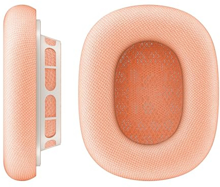 VONMÄHLEN Air Cushions - Ersatz Ohrpolster für AirPods Max, magnetische Befestigung, atmungsaktiv und schweißresistent - orange