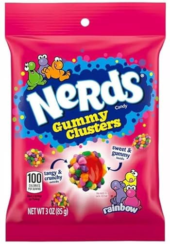 Gummy Clusters Rainbow 85 g - Amerikanische Süßigkeit, Original USA Candy