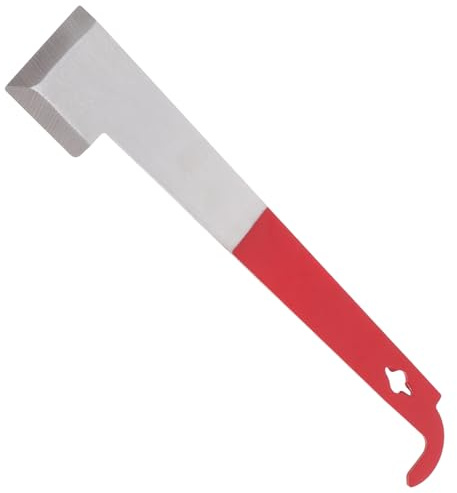 VICASKY Rostfreier Edelstahl Bienenstock schaber J förmig Kratzwerkzeug Bienenzucht Ausdauernd Bienenbeute Organizer für Imker mit Eleganter Lackierter Oberfläche
