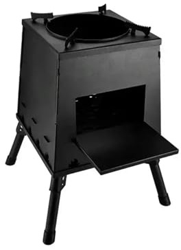 Heaters Firewood Stove Carbon Steel Chimeneas Portable Fishing Camping Picnic Multifunction Winter Heating