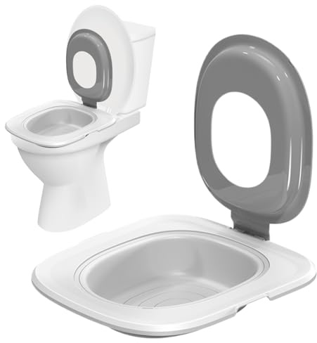 Katt-toalettträningssats, sandlåda katttränare, pottränarkit med matta, toalettränare för återanvändbar kattlåda, husdjursträningstillbehör, toaletttränare för hygienisk rengöring