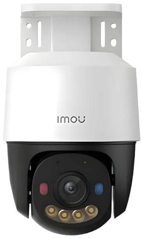 Generico Telecamera IP POE 5MP PT con AI deterrenza attiva e luci rosse/blu - IPC-PS7FP-5M0