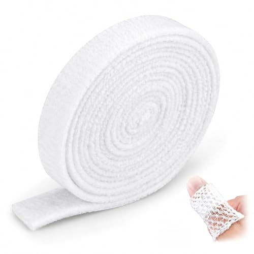 Bendaggio tubolare per dita, bendaggio tubolare per dita, bendaggio tubolare, 2 m, benda in rete elastica, garza tubolare