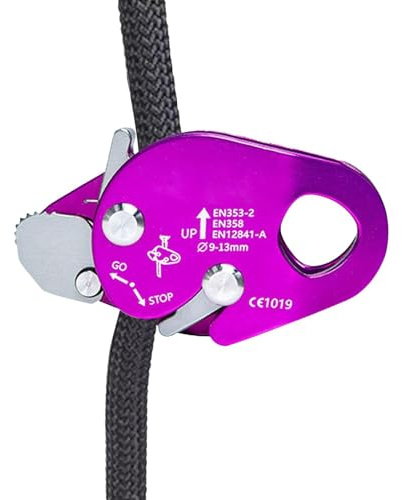 Sicherungsvorrichtung, Gänseförmiges Aluminium-Sicherungsgerät, selbstsichernder Absteiger, Kletterausrüstung, für Baum, Felsen, Bergsteigen, Feuer, Flucht, Outdoor, Arbeitssicherheit