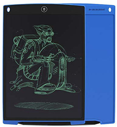 Tablero de Dibujo para niños 12 '' LCD para Tablero de Aprendizaje de Educación Infantil Temprana, Azul
