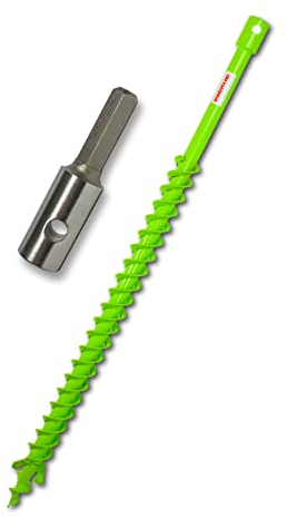 WERHE Broca profesional para taladro de 40 mm de pila de carburo de doble espiral bien precisa Hartmetall eco color pintura con adaptador Hex